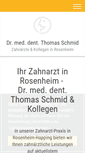 Mobile Screenshot of dr-thomas-schmid.de